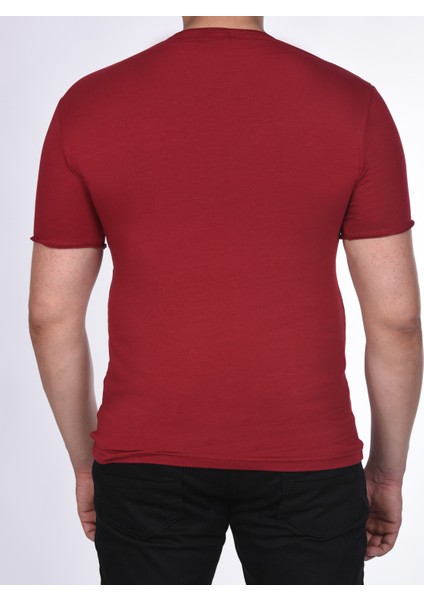Suprem Kısa Kol Pis Dikiş Slimfit Düz T-Shirt modelleri