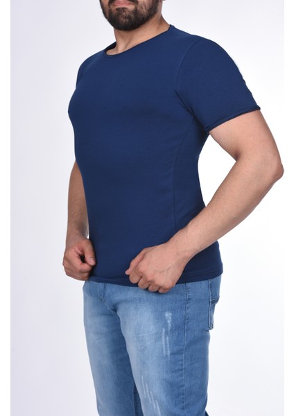 Suprem Kısa Kol Pis Dikiş Slimfit Düz T-Shirt fiyatları