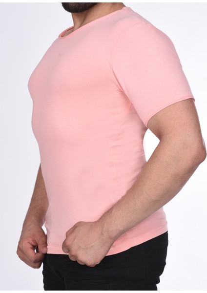 Suprem Kısa Kol Pis Dikiş Slimfit Düz T-Shirt fiyatları