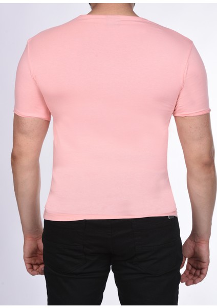 Suprem Kısa Kol Pis Dikiş Slimfit Düz T-Shirt modelleri