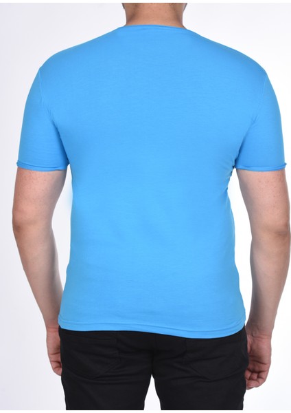 Suprem Kısa Kol Pis Dikiş Slimfit Düz T-Shirt modelleri