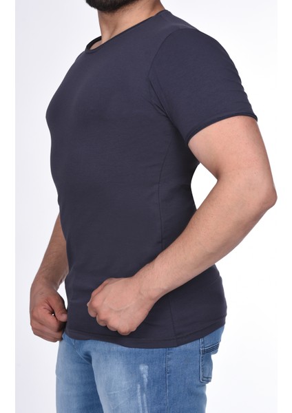 Suprem Kısa Kol Pis Dikiş Slimfit Düz T-Shirt fiyatları