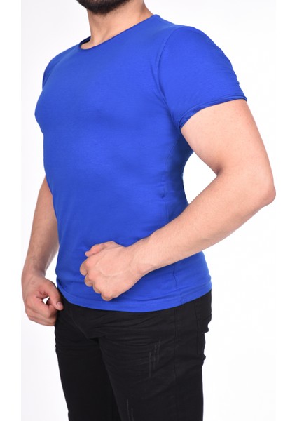 Suprem Kısa Kol Pis Dikiş Slimfit Düz T-Shirt fiyatları