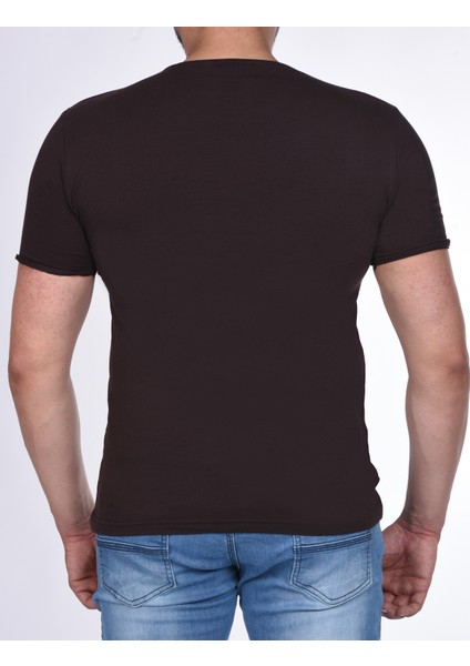 Suprem Kısa Kol Pis Dikiş Slimfit Düz T-Shirt modelleri