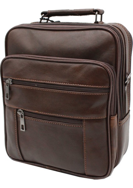 3009 Büyük Boy Kasalı Erkek El ve Omuz Askılı Çanta