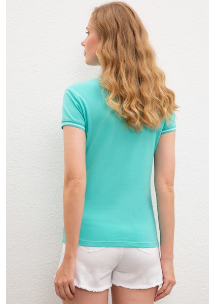 Kadın Mint T-Shirt 50222326-VR090