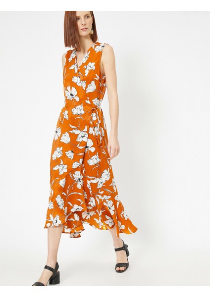 Desenli Anvelop Elbise