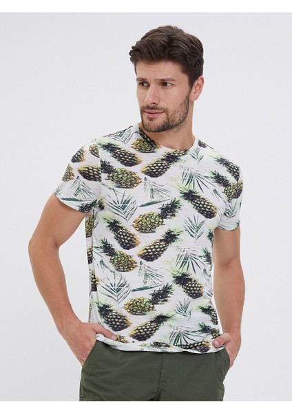 Erkek Bisiklet Yaka T-Shirt 2023574