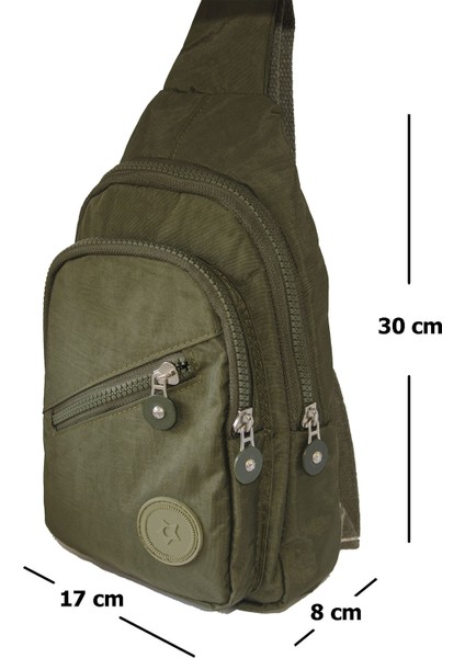 Ld51 Krinkıl Kumaş Çift Taraf Askılı Göğüs Çantası Bodybag fiyatları