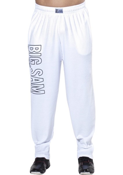 Beyaz Şalvar Kesim Body Pantolon 916