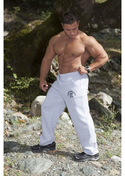 Gri Melanj Spor Eşofman Altı 979