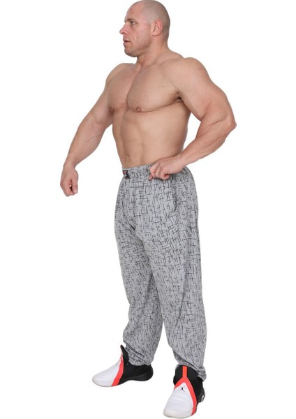 Gri Şalvar Kesim İnce Body Pantolon 1052