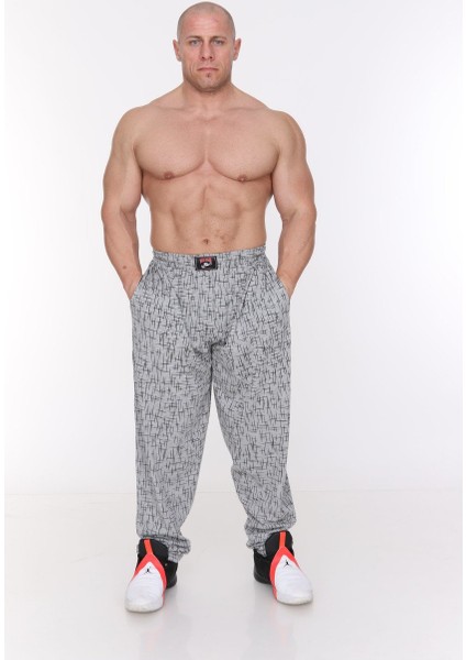 Gri Şalvar Kesim İnce Body Pantolon 1052