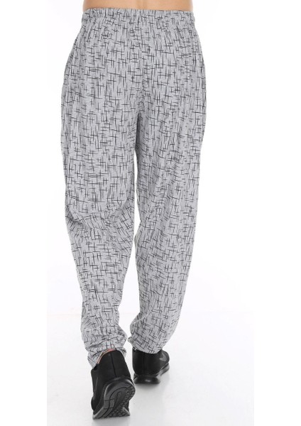 Gri Şalvar Kesim İnce Body Pantolon 1052