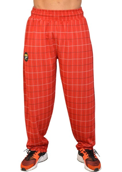 Kırmızı Şalvar Kesim Body Pantolon 1119