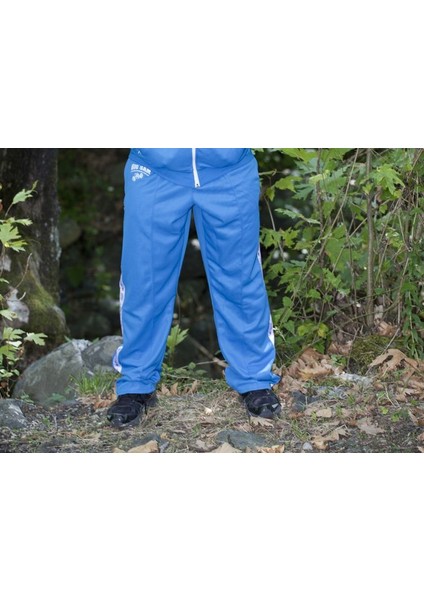 Mavi Klasik Kesim Eşofman Altı Polyester 968