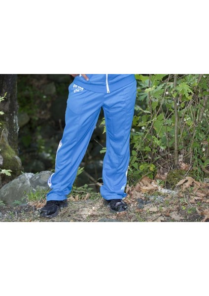 Mavi Klasik Kesim Eşofman Altı Polyester 968