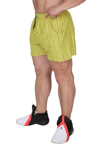 Spor Şort Sarı 1492