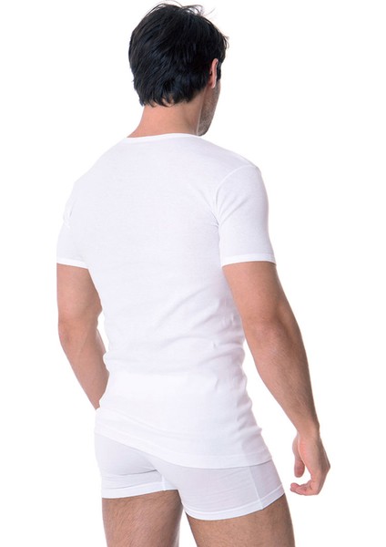Erkek Ribana Biyeli V Yaka Fanila 5'li Paket