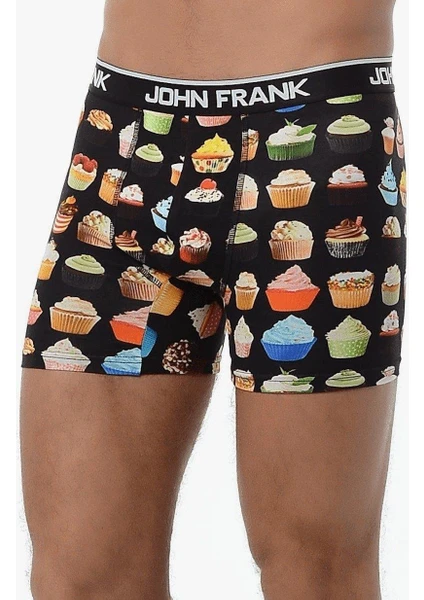 John Frank Dijital Erkek Boxer Fjb55-Cake