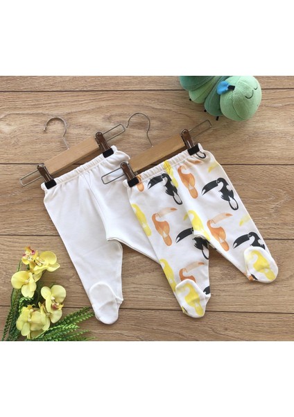 Penye 2'li Pijama Papağan Desen