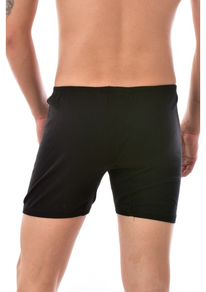 3 Adet 0111 Erkek Paçalı Boxer Gri Siyah modelleri