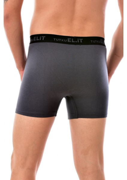 3 Adet 1252 Erkek Modal Elasthan Boxer Füme