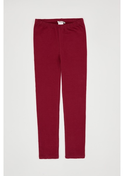 Kız Çocuk Slim Fit Basic Uzun Tayt J0226A620AU