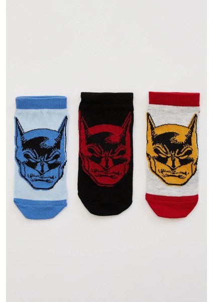 Erkek Çocuk Batman Lisanslı Patik Çorap 3'lü N8100A620AU
