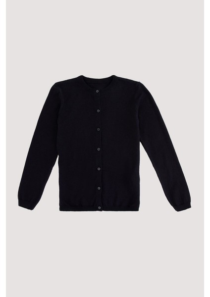 Kız Çocuk Okula Dönüş Bisiklet Yaka Düğmeli Triko Hırka N8407A620AU indirimleri