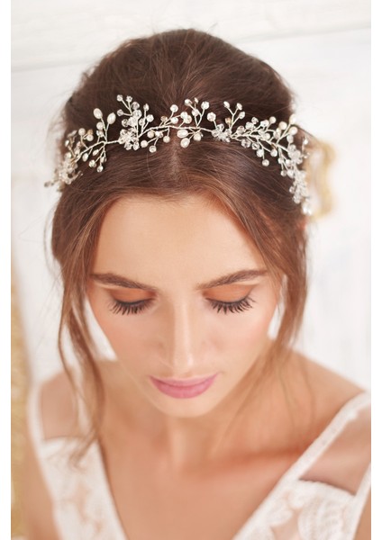 Gelin Tacı Kristal Saç Aksesuarı