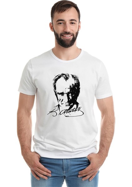 Atatürk 23 Nisan Baskılı Erkek Tshirt