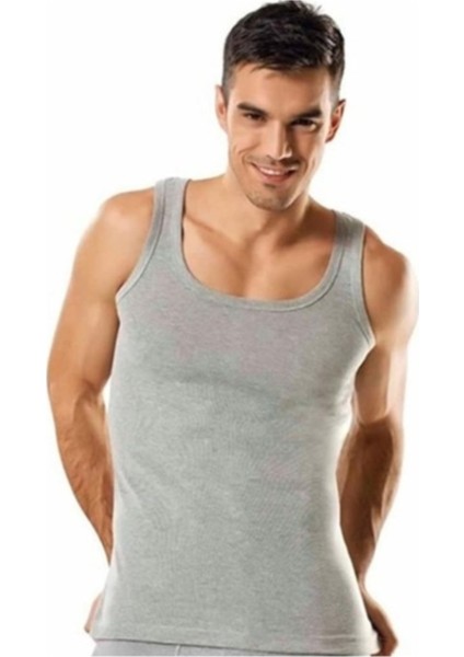 Erkek Gri 3'lü Paket Ribana Spor Atlet