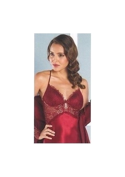 6620 Göğüs Kaplı 6 Lı Saten Set