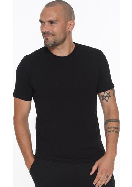 İkili Set T8569 Bisiklet Yaka Erkek T-Shirt fiyatları