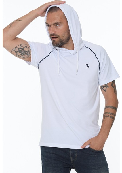 İkili Set T8570 Kapüşonlu Erkek T-Shirt-Beyaz-Siyah fiyatları