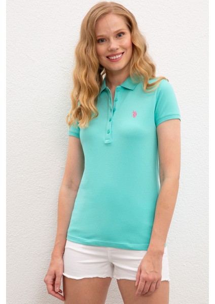 Kadın Mint Basic T-Shirt 50222743-VR090