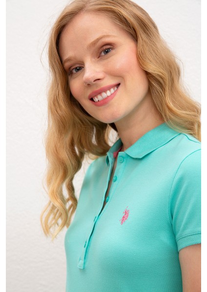 Kadın Mint Basic T-Shirt 50222743-VR090