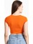 Coachella Basic Crop Turuncu 3