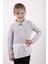 Kız Çocuk Gömlek Detaylı Yakası Aksesuarlı Sweatshirt 1