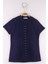 Kız Çocuk Dantelli İnci İşlemeli Okul T-Shirt 1