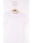 Kız Çocuk Yaka Dantelli İnci Detaylı Okul T-Shirt 3