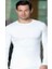 Likralı Yuvarlak Yaka Uzun Kol T-Shirt 85 2