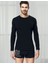 Likralı Yuvarlak Yaka Uzun Kol T-Shirt 86 1