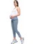 Hamile Mom Fit Çizgili Jean 3