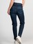 Hamile Mom Fit Ribanalı Açık Mavi Jean 3