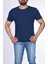 Suprem Kısa Kol Pis Dikiş Slimfit Düz T-Shirt 1