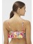 Çok Renkli Flory Crop Bikini Üstü 4
