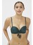 Koyu Yeşil Ribbed Super Sexy Bikini Üstü 1