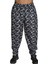 Gri Love Desenli Body Pantolon 1136 2